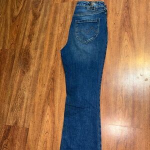 WOLF Dark Blue Flare Jeans